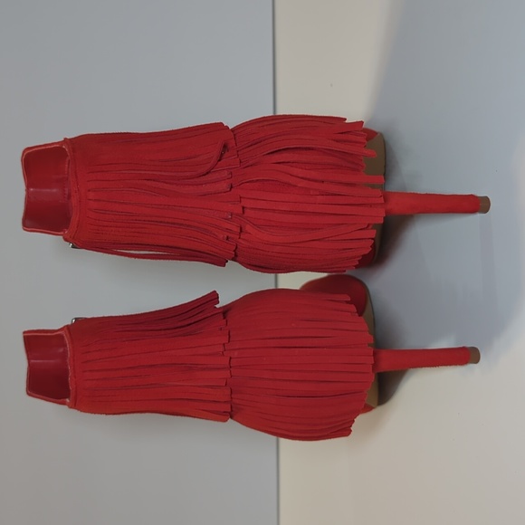 Vince Camuto Amenala Peep Toe Side Zip Bootie Size 8.5 - Picture 5 of 12